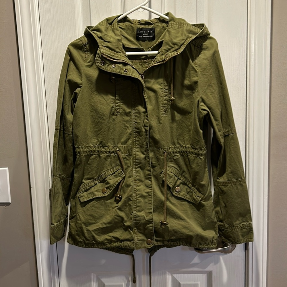 Army green jacket - excellent condition!